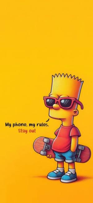 Homer Simpson with Red Glasses