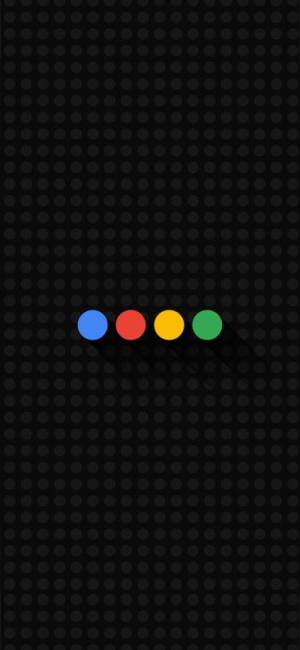 سه نقطه رنگی مینیمال