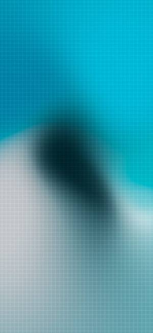 Teal blue gradient grid arc