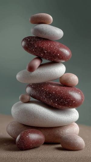 3D stacked stones