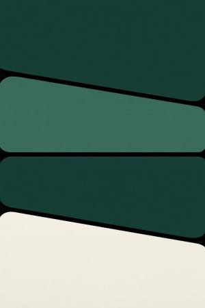 Teal abstract stacked bars